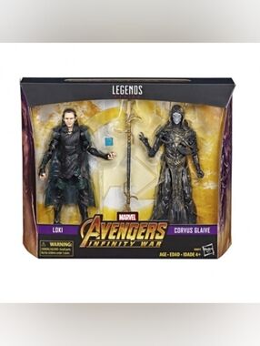 Marvel Legends Avengers Infinity War Loki & Corvus Glaive Figure Set